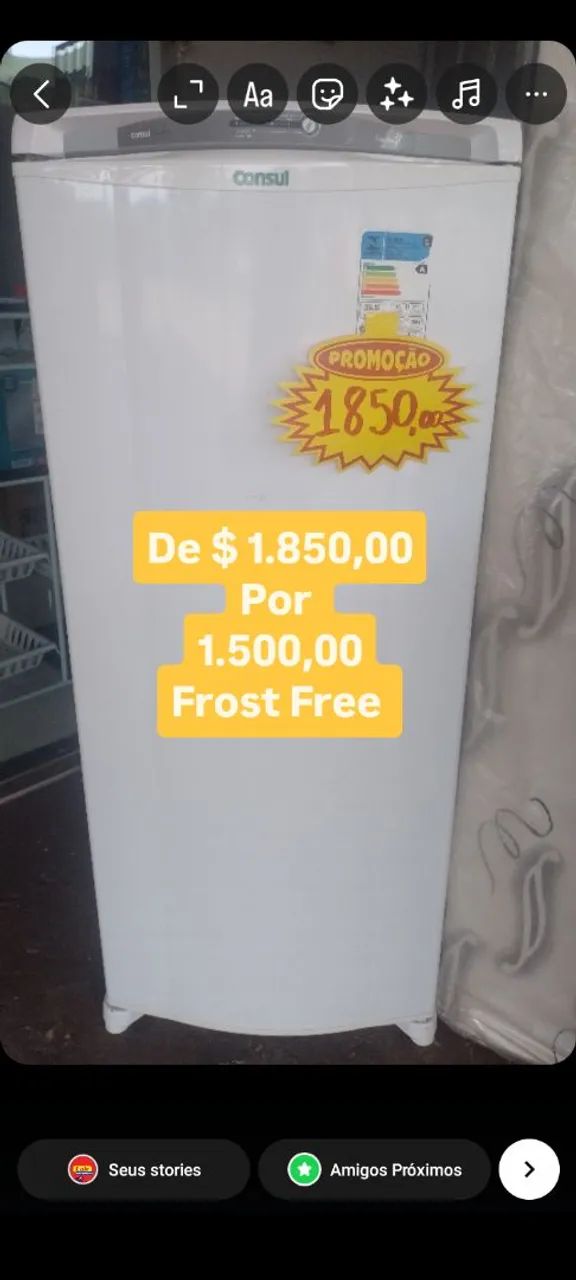 Geladeira Usada Consul Frost Free 300 LTS Entrega Palmas e Taquaralto 