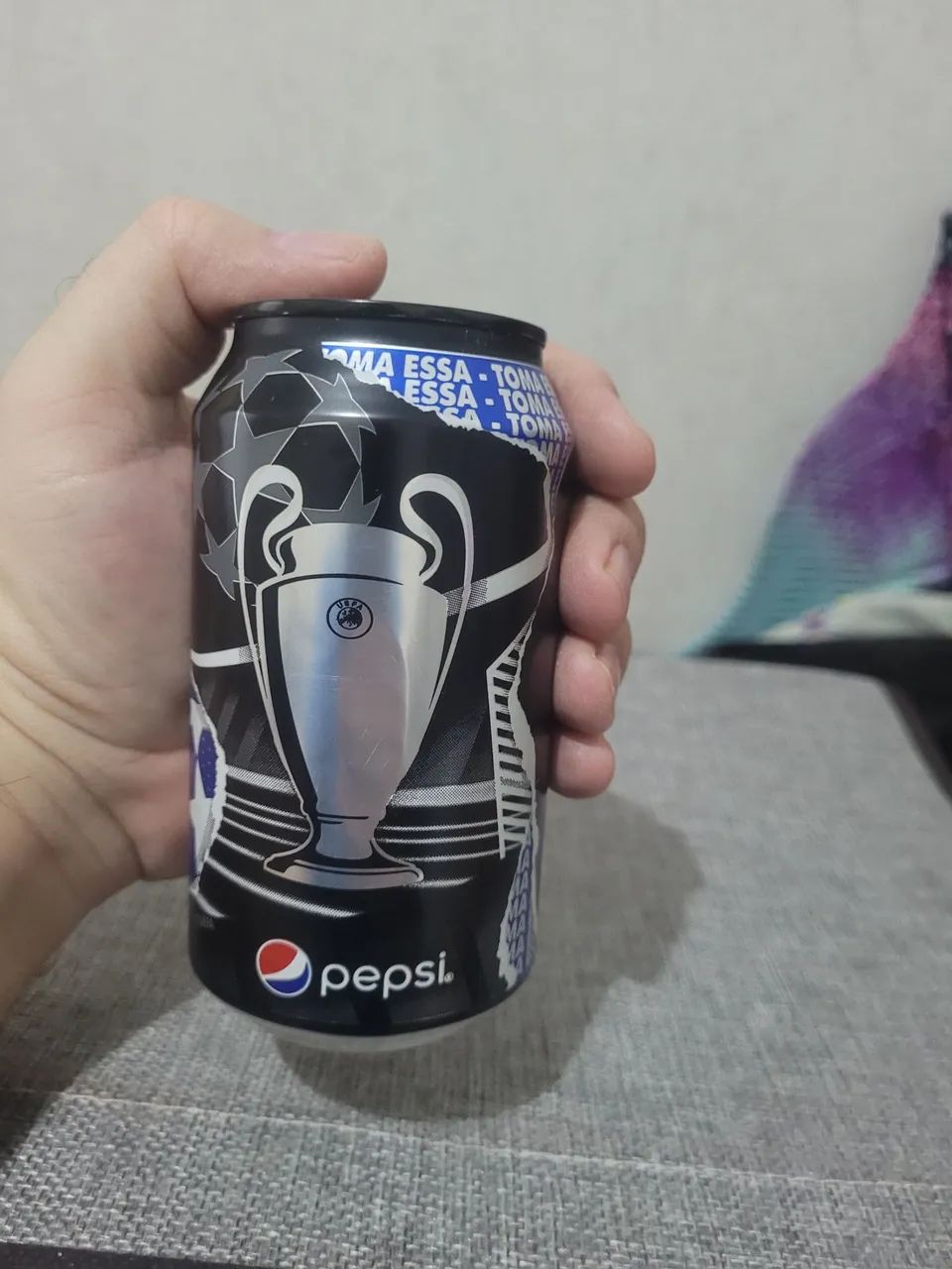 Lata Pepsi Black Champions Colecionavel - Foto 2