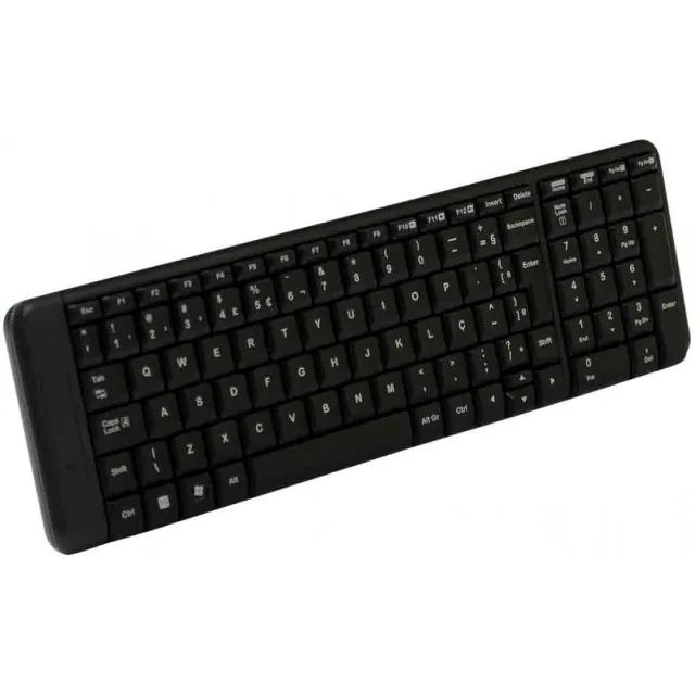 Combo Teclado e Mouse Logitech MK220 Sem Fio Black ABNT2 - Foto 4