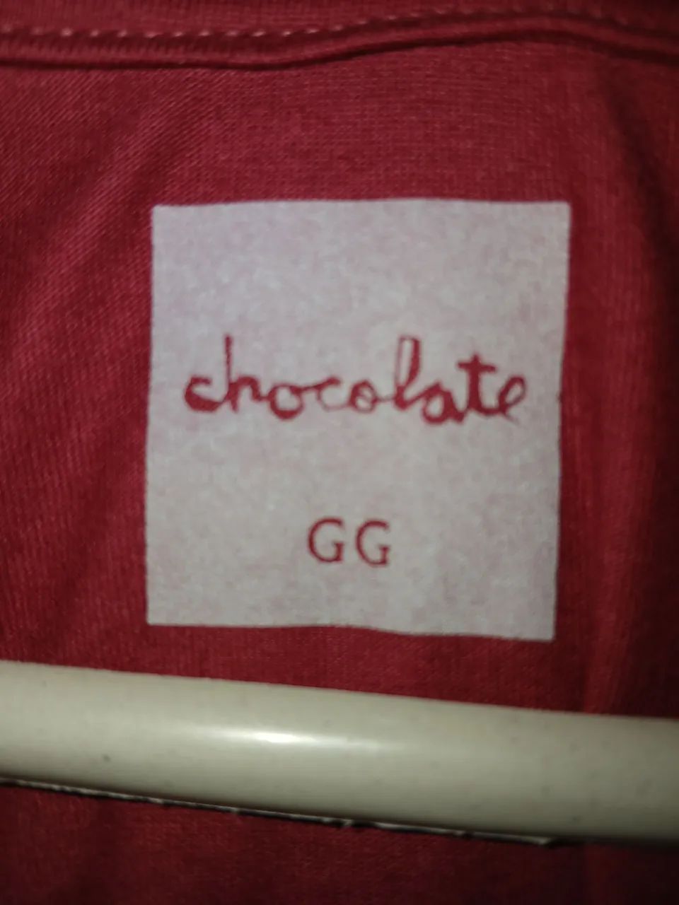Camiseta Chocolate original - Vinho GG - Foto 4