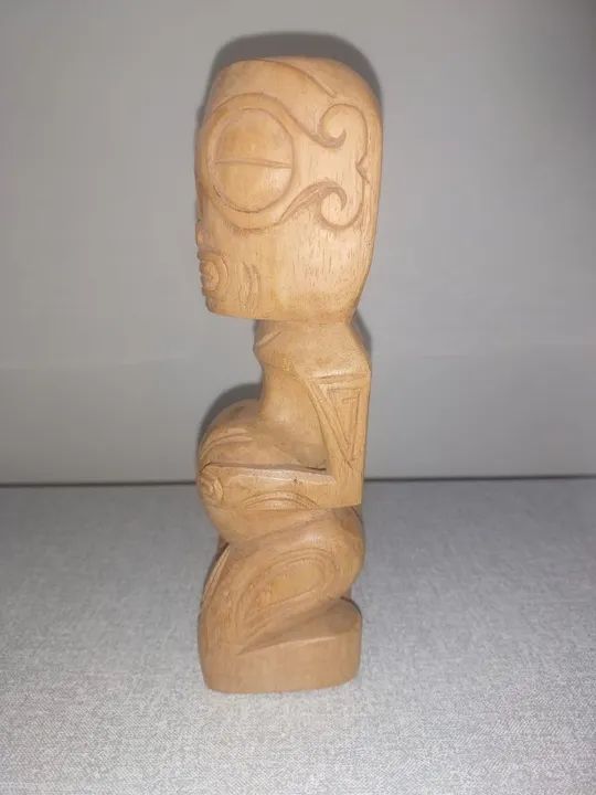 escultura polinésia Tiki - Foto 4