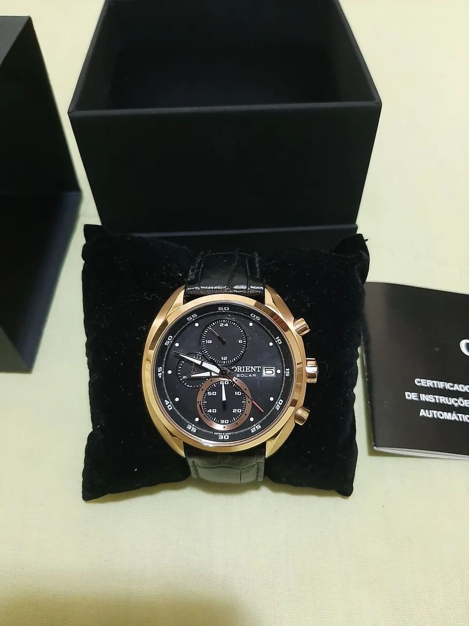 Relógio Orient Solar Masculino (Impecável)