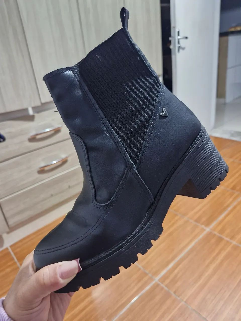 Bota Feminina Preta - Foto 3