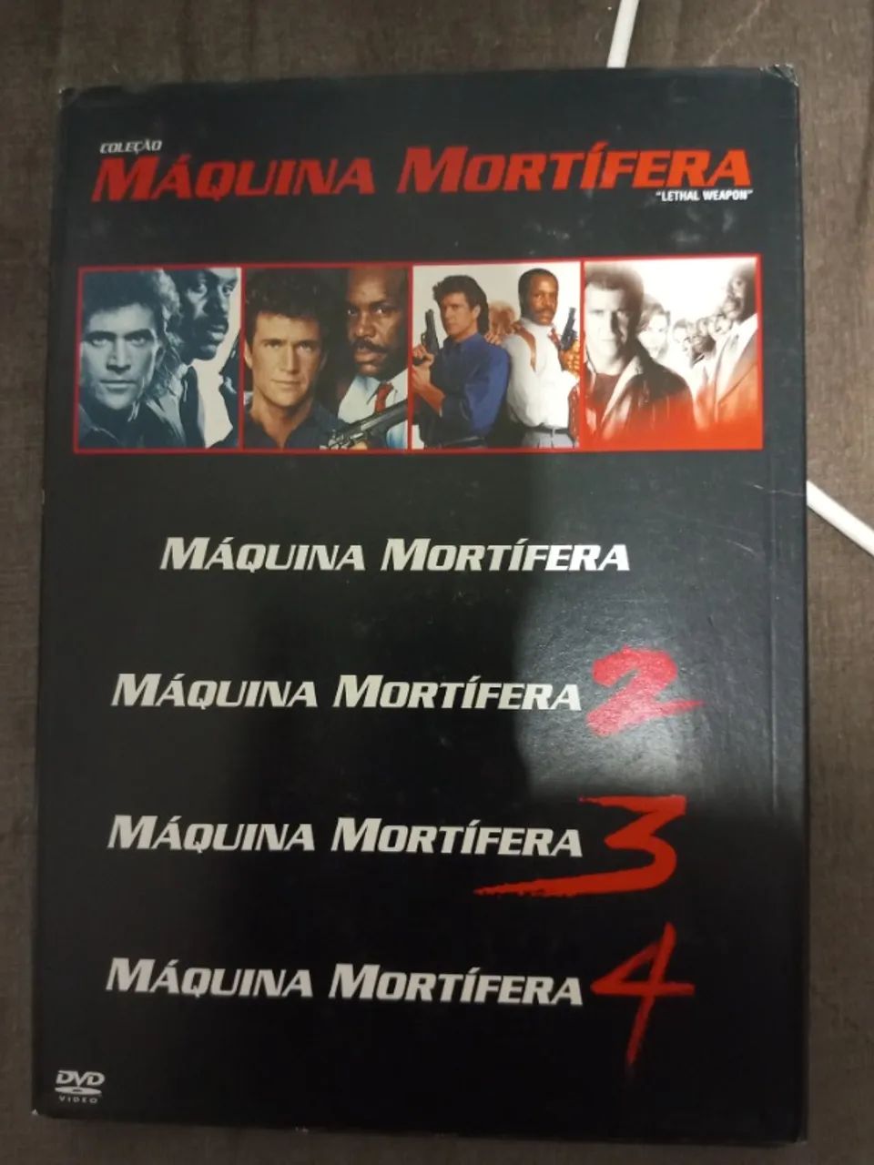 MÁQUINA MORTÍFERA 1. 2. 3. 4. Dvd Box.