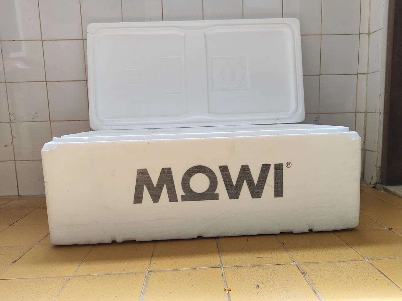 1x caixa isopor mowi 30 litros - Foto 3