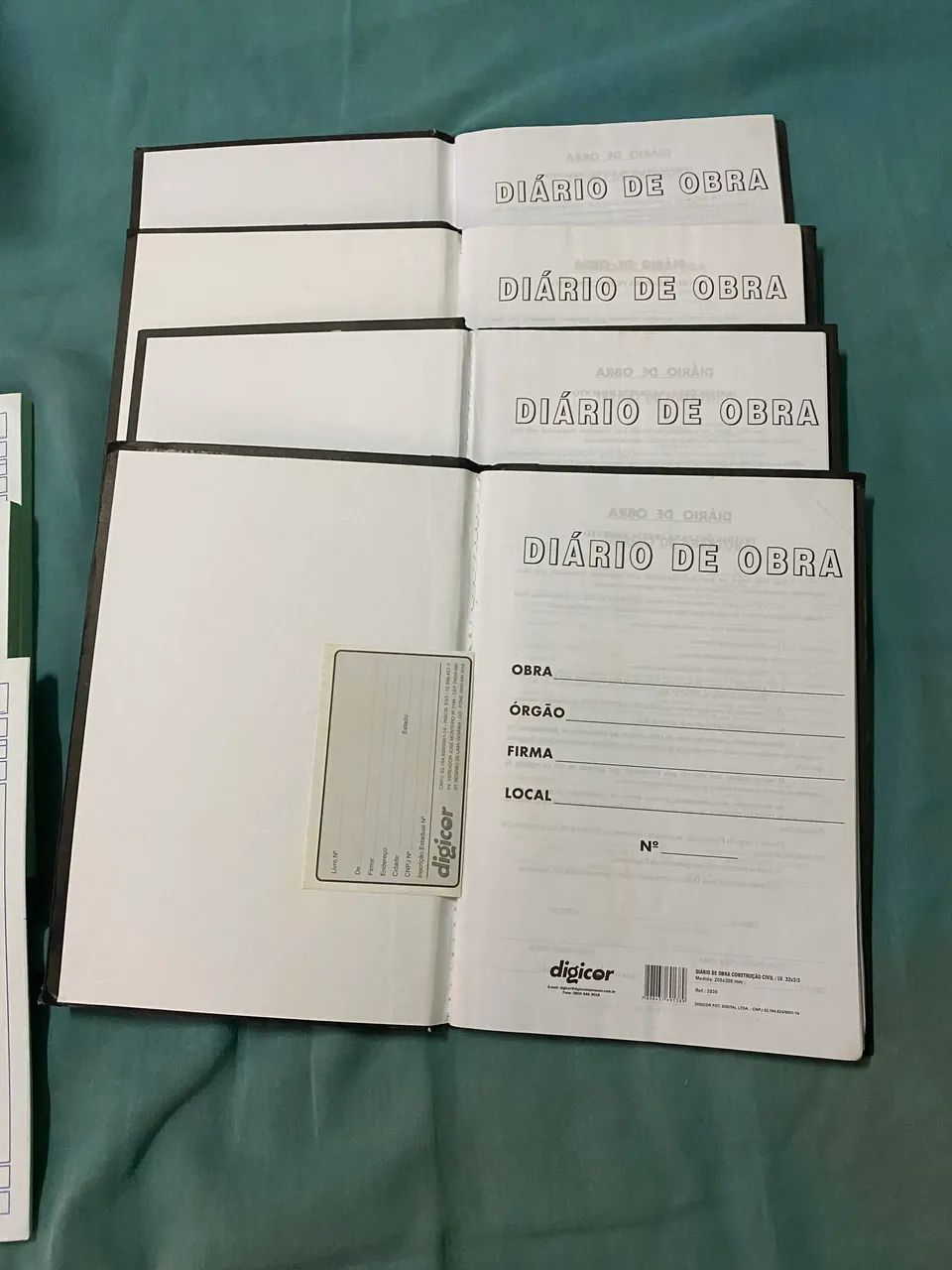 Caderno Diário de Obras - Foto 2