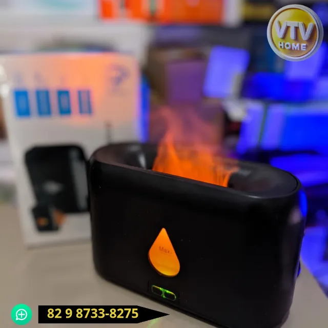 Difusor De Ar Efeito Chamas + Entrega Grátis e Garantia