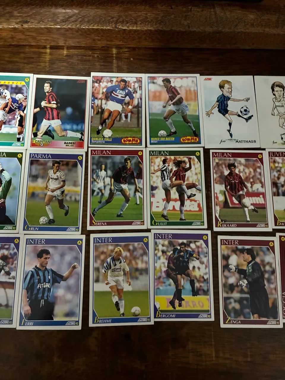 Cards do Campeonato Italiano Score 1992 - Foto 3