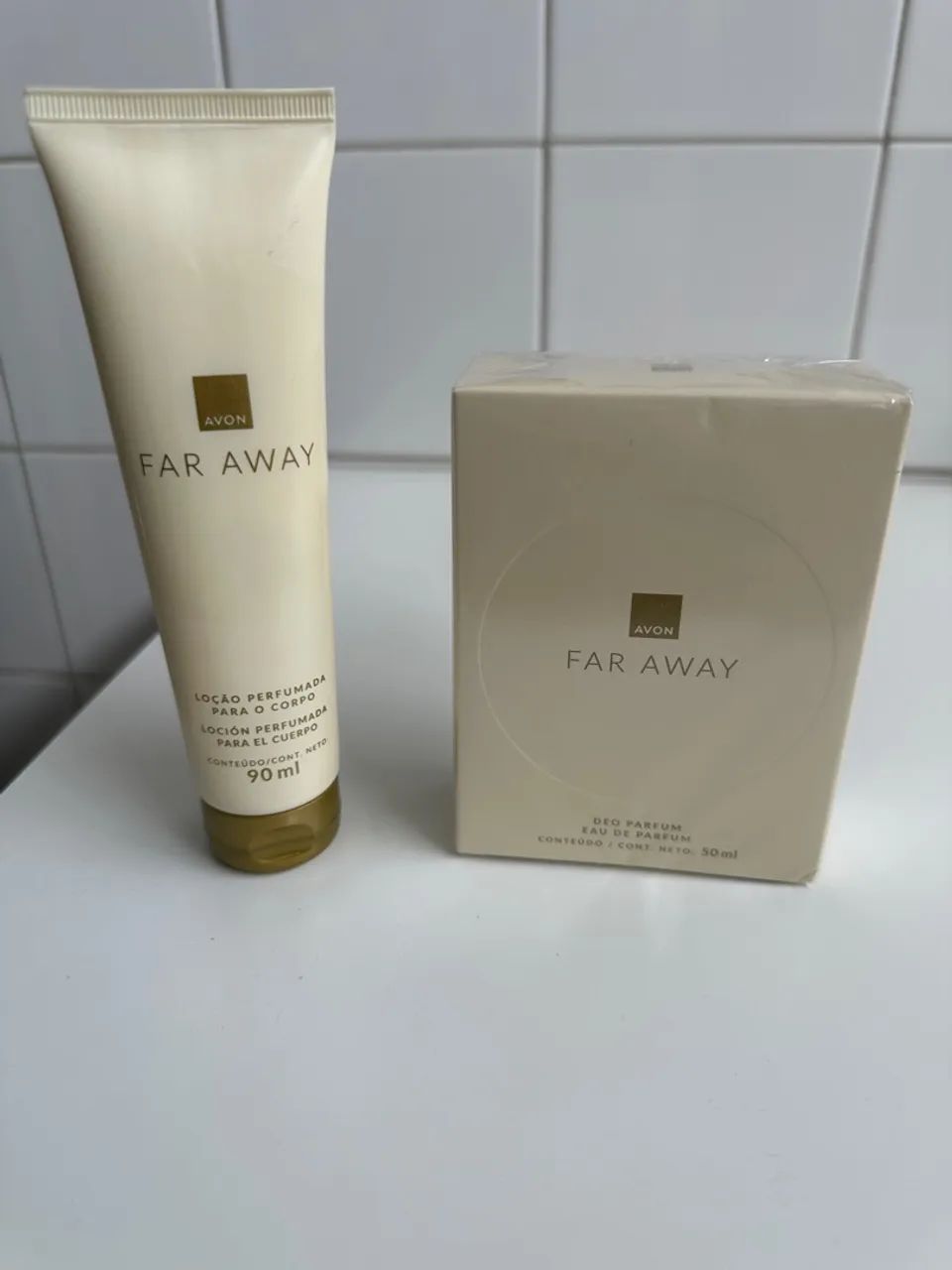 Kit Far Away Avon - Loção e Deo Parfum - Foto 3