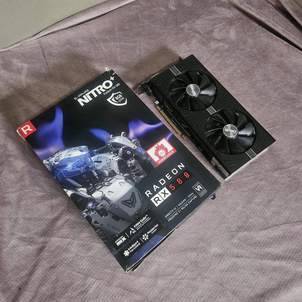 Placa de Vídeo Sapphire Radeon RX 580 Nitro+ 8GB GDDR5 - Placas de ...