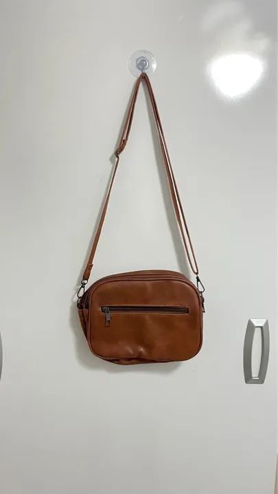 Bolsa de ombro marrom  - Foto 2