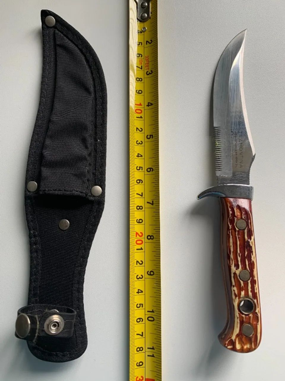 Faca selva com bainha Tramontina . nunca usada - Foto 2