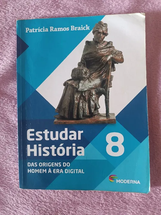 Livro Estudar História 8 - Das origens do homem à era digital