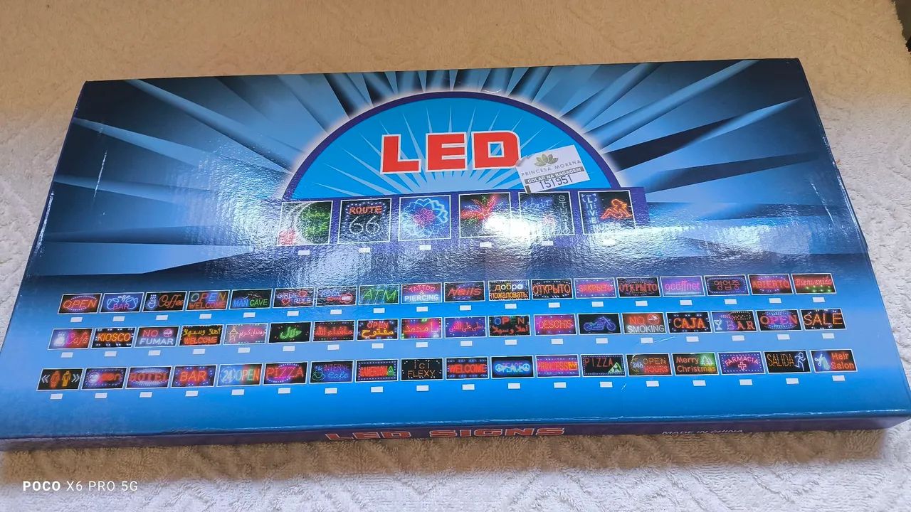 PAINEL LUMINOSO DE LED CHURRASCO - Foto 2