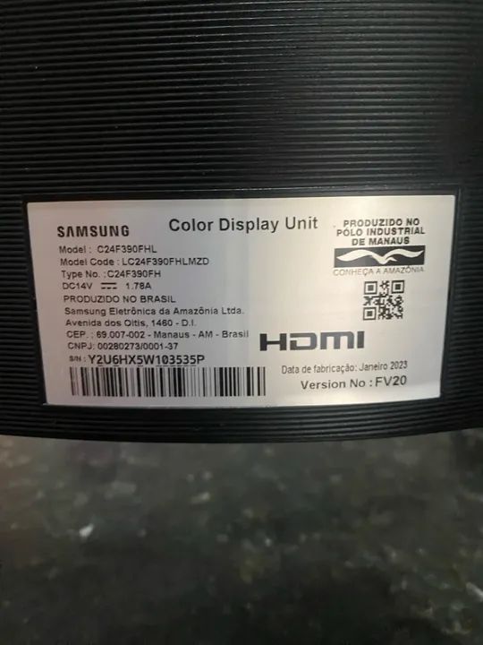 Monitor Gamer Samsung Curvo 27 Série F390 Full HD - Foto 6