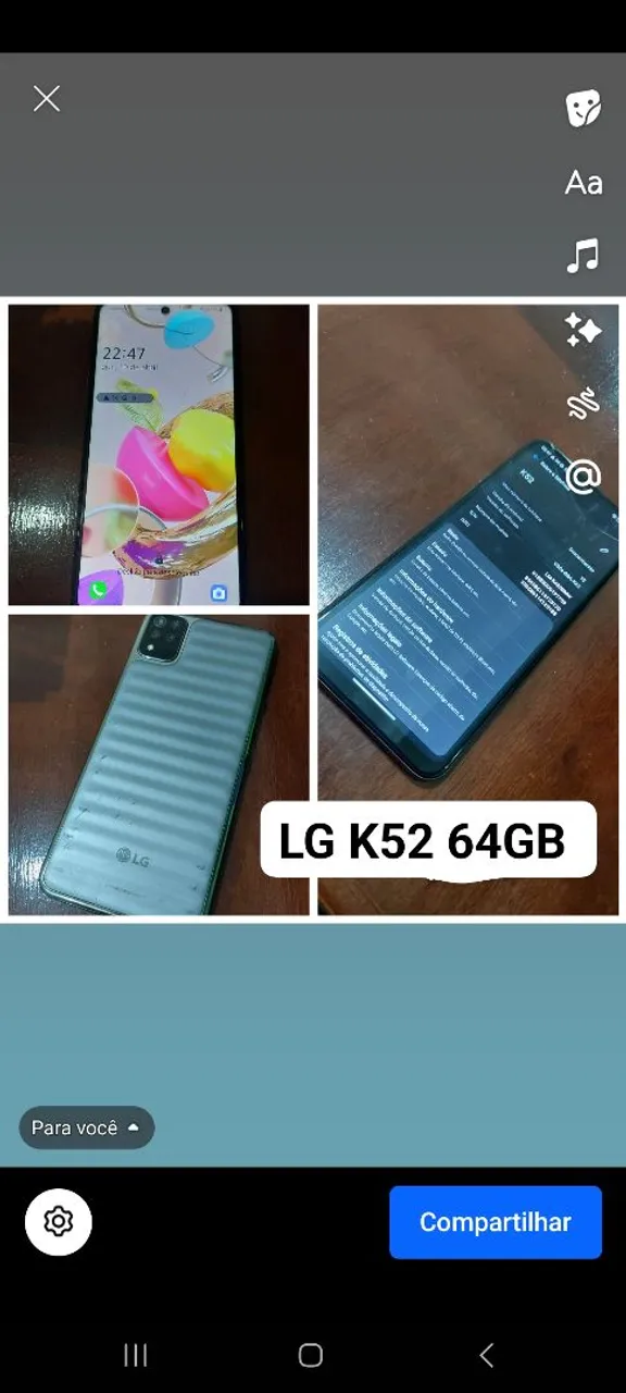 LG k52 64gb