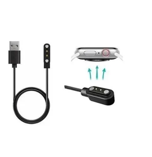 Cabo Carregador Para Relogio Smartwatch Magnético 2 Pinos P70 / P80