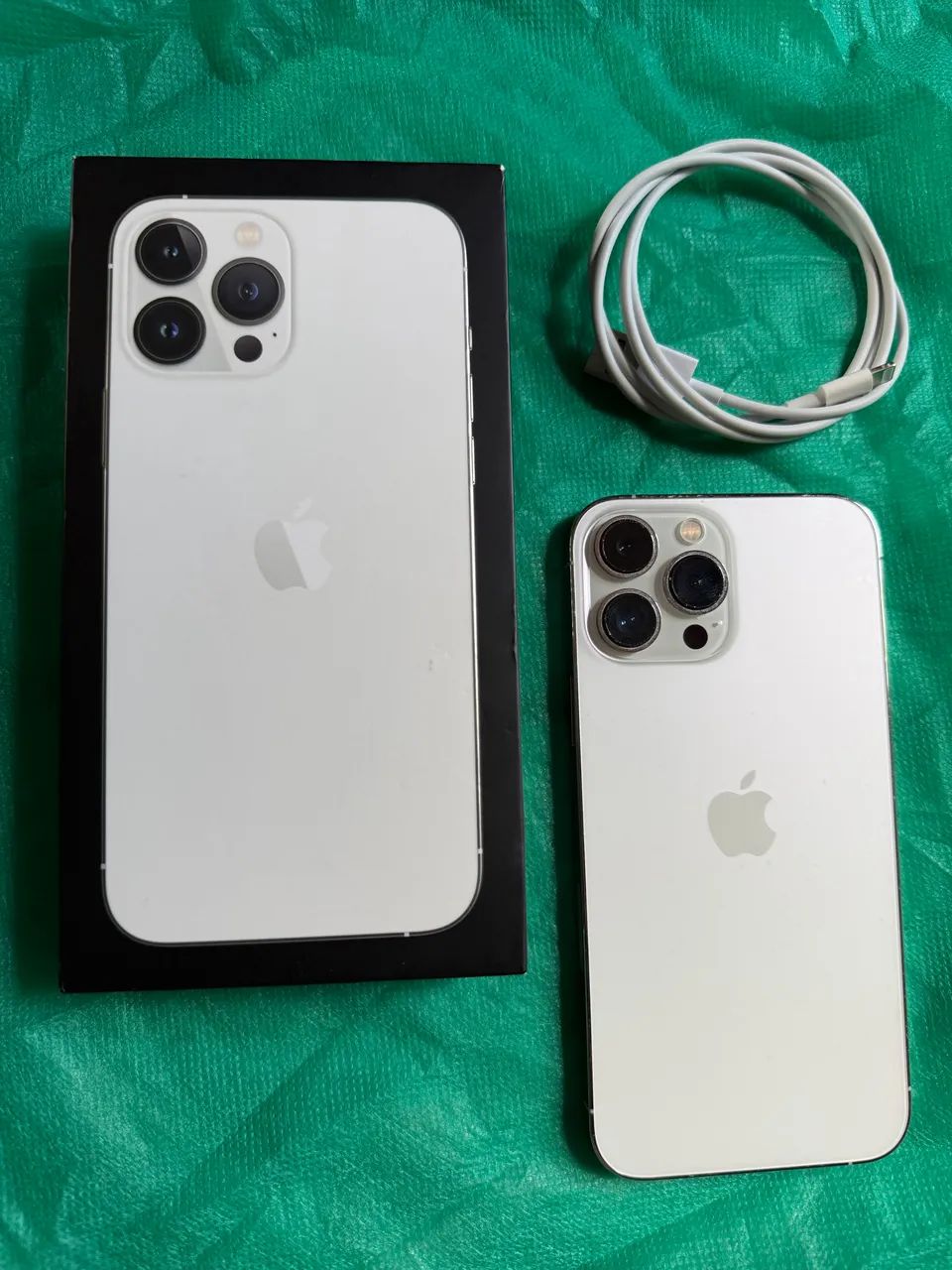 iPhone 13 Pro Max 256gb branco (prata) - Celulares e Smartphones