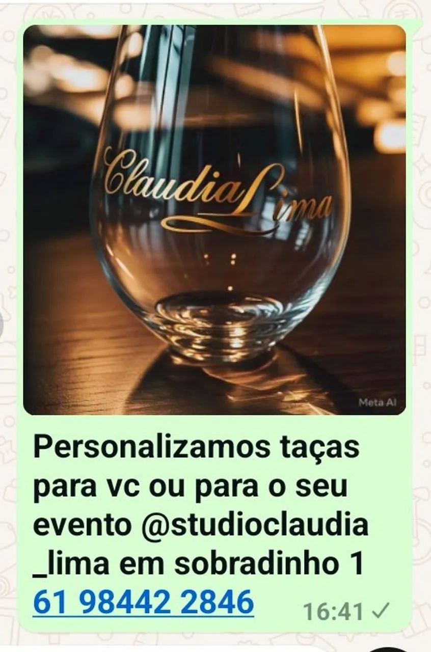 Taças personalizadas