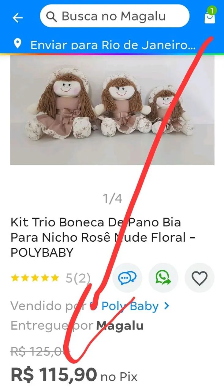 Kit 3 Nichos e bonecas para quarto infantil  - Foto 3