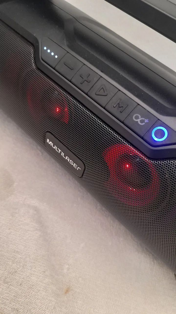 Caixinha de som portátil multilaser.radio fm,USB e Bluetooth! - Foto 4