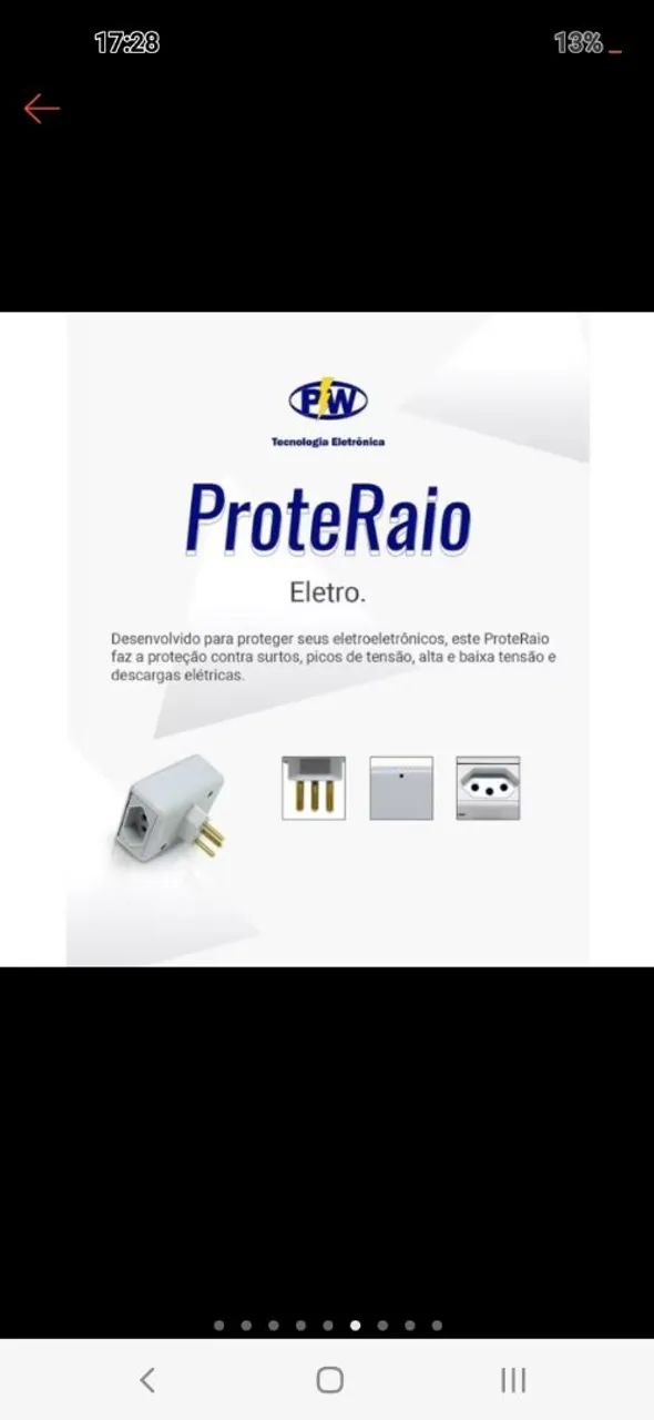 Protetor contra raios e surtos elétricos - Foto 4
