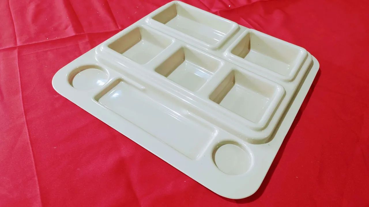 50 bandejas para refeições, ideal para servir - Foto 2
