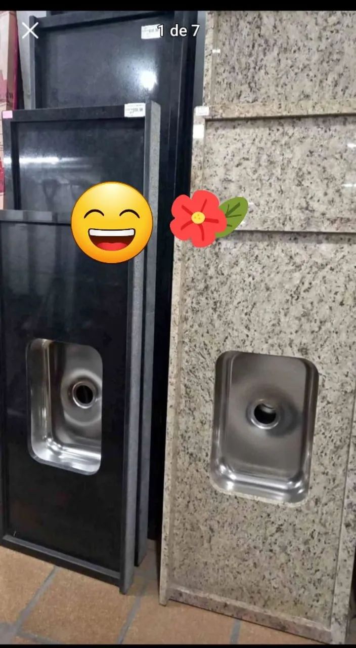 Pias de granito medidas exatas, LEIA ABAIXO! - Foto 2