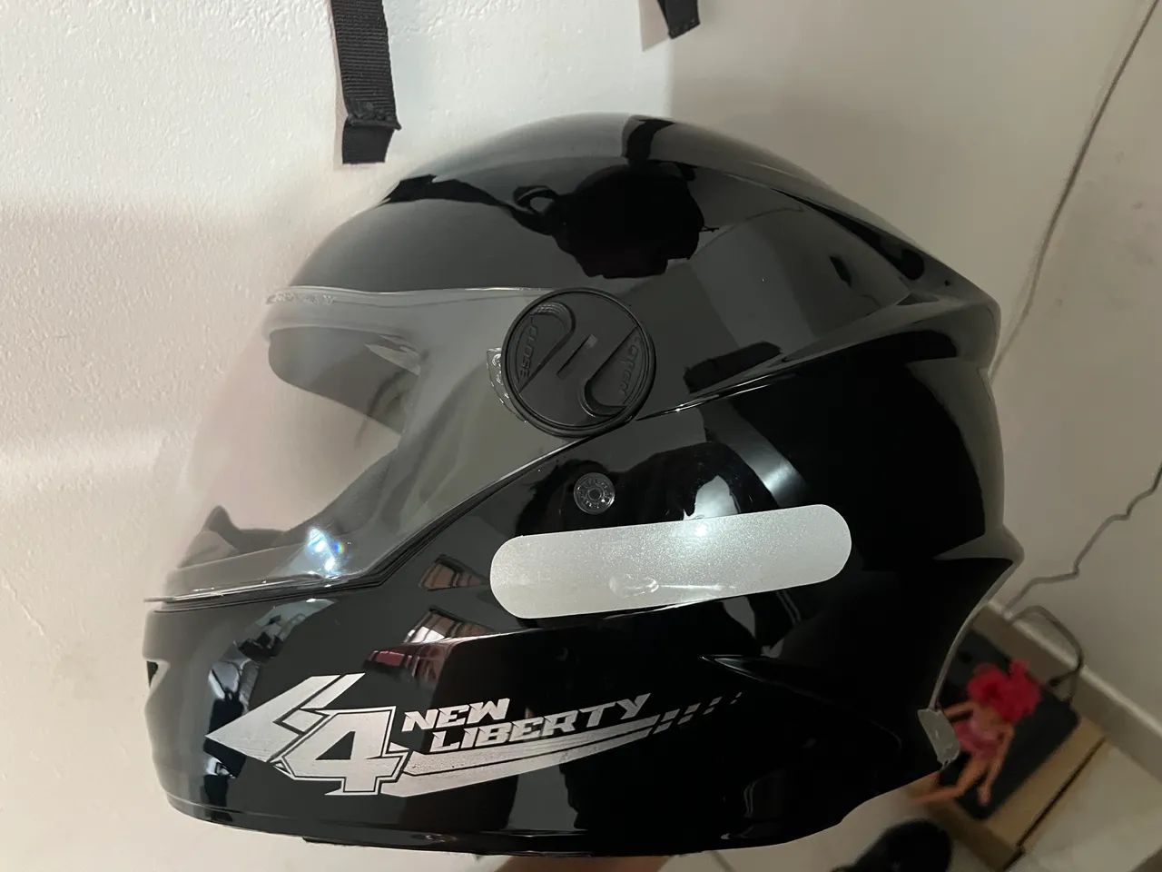 Capacete Fechado Pro Tork New Liberty 4 Solid COR/PRETO TAMANHO/56 - Foto 3