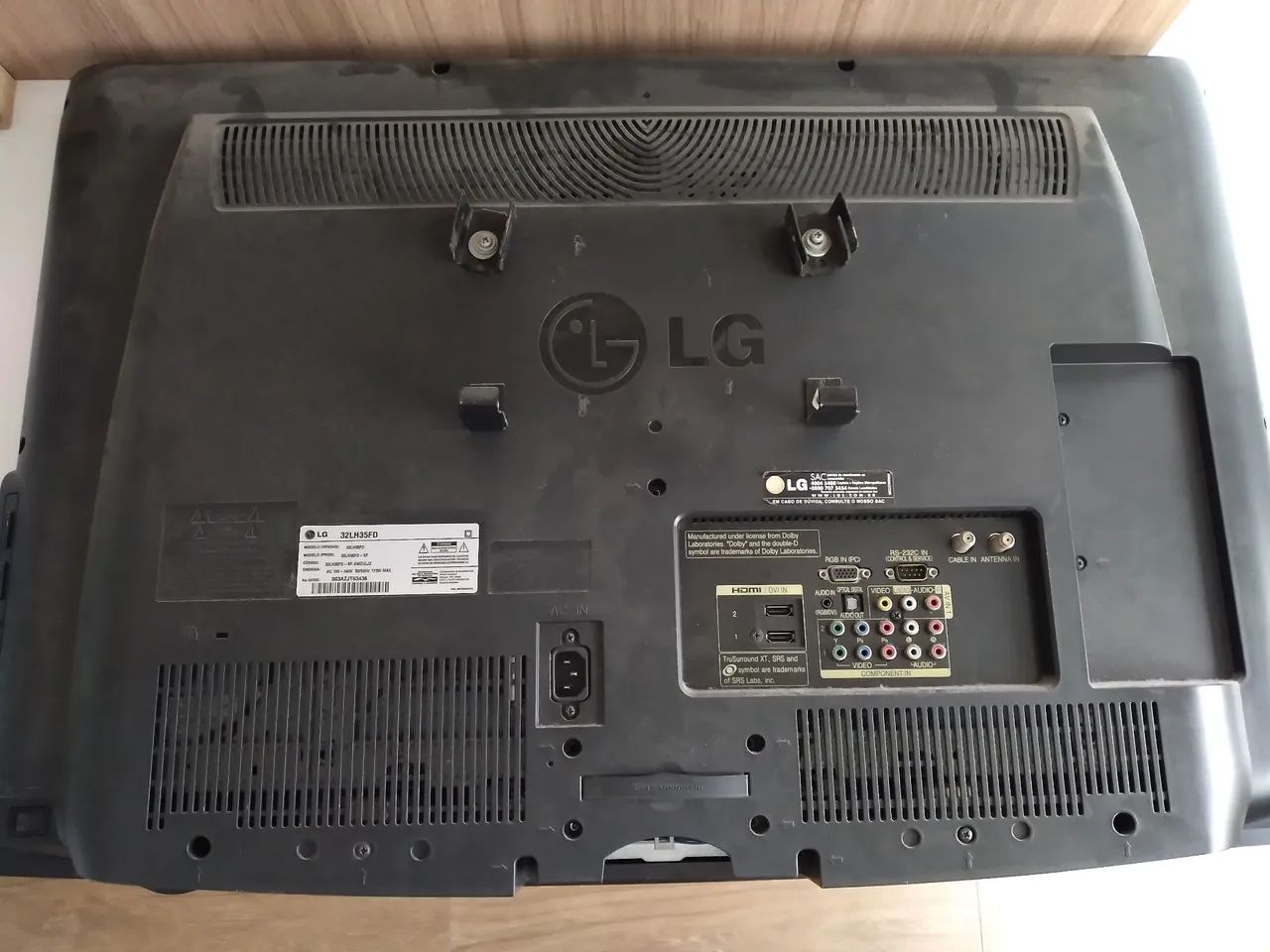 TV LCD LG 32lh35fd retirar peças  - Foto 3