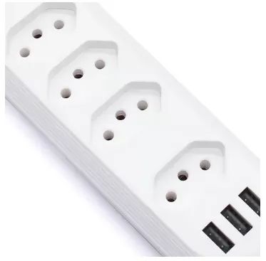 Filtro de Linha Extensão 5 Tomadas 3 USB B-max - Foto 5