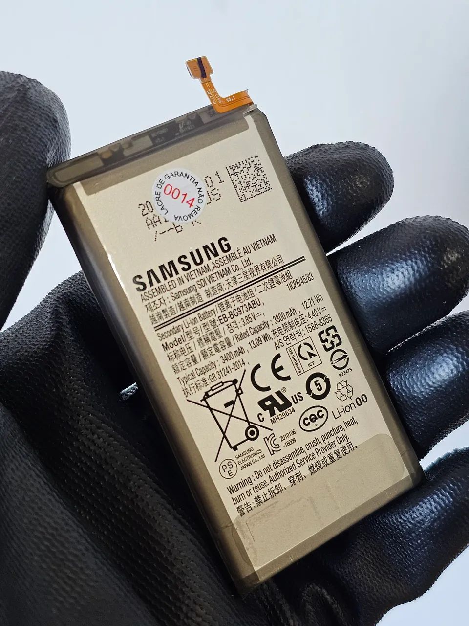 Bateria Para Samsung Galaxy S10 Normal SM-G973F 100% Original Retirada fotos reais #0014