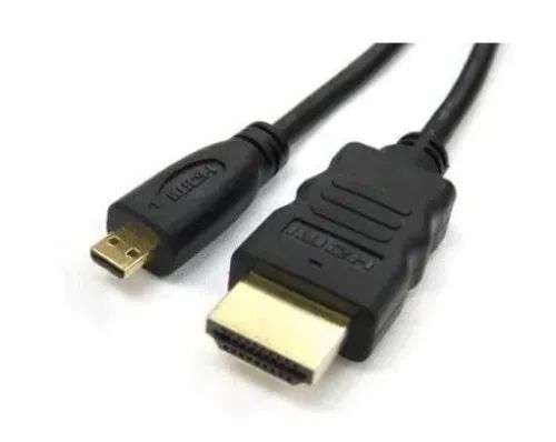 Cabo Micro Hdmi X Hdmi 1,5m 1.4 Ponta Micro Hdmi - Foto 2