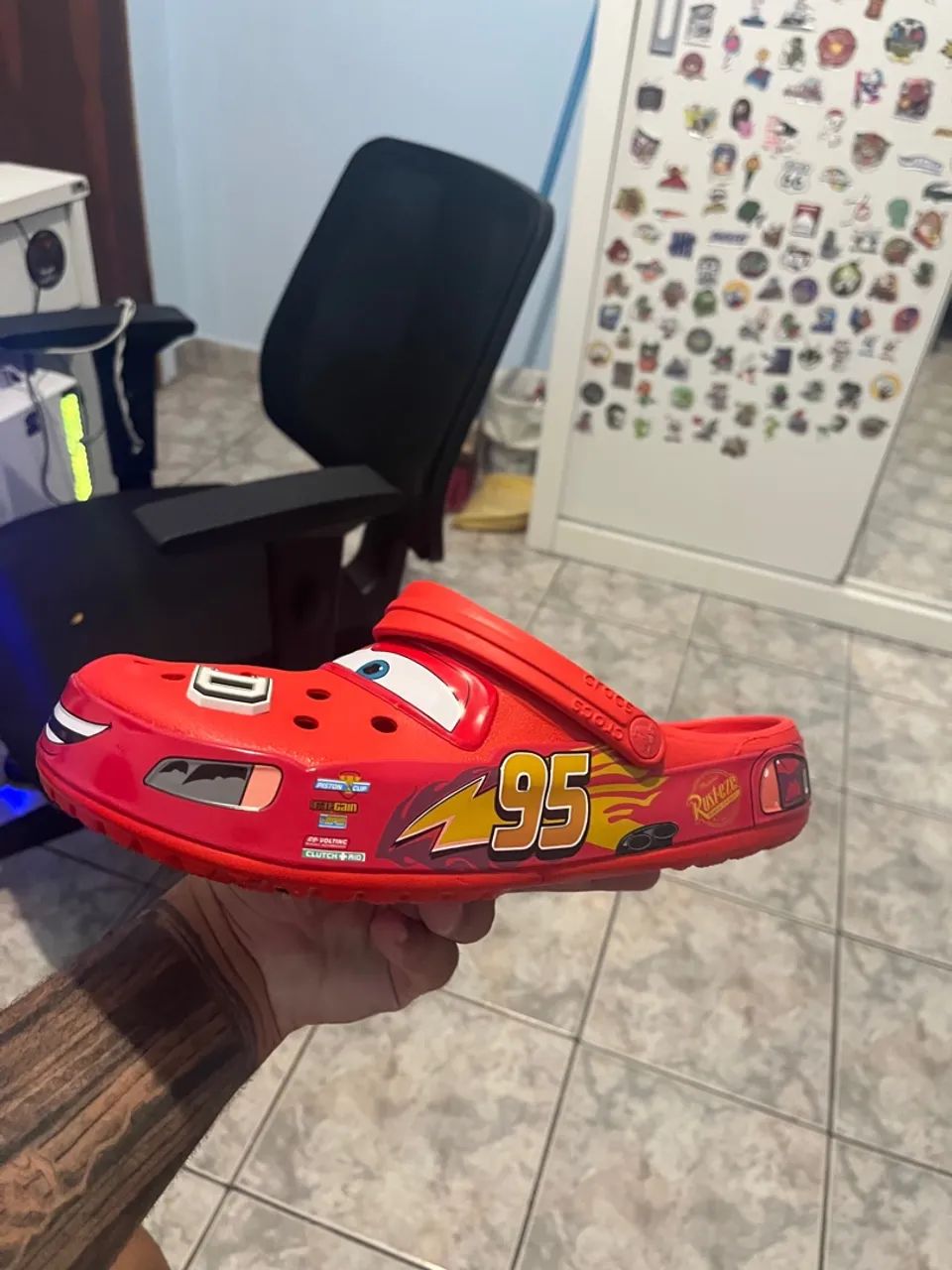 crocs relampago mcqueen 41/42