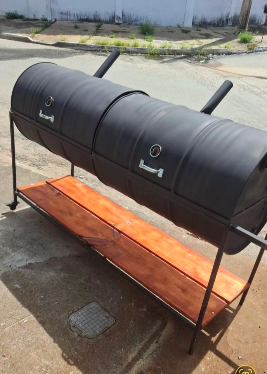 Churrasqueira a bafo dupla . Tambor especial reforçado  - Foto 3