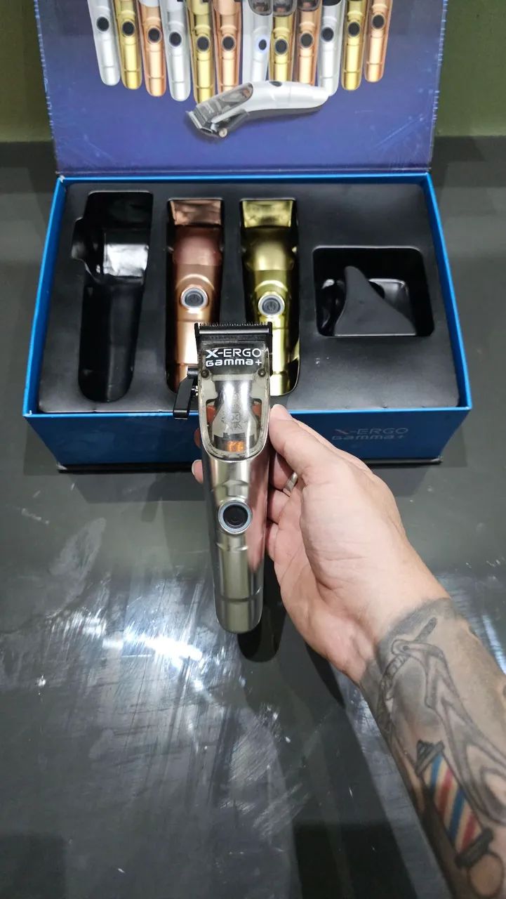 Máquina de cortar cabelo gamma x-ergo
