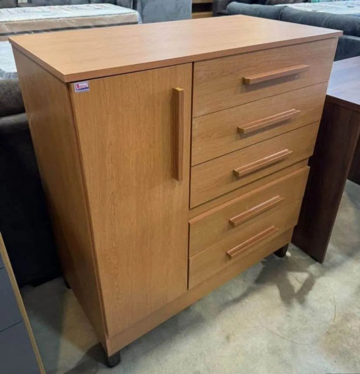 Cômoda com porta e gavetas - Nova - Foto 4