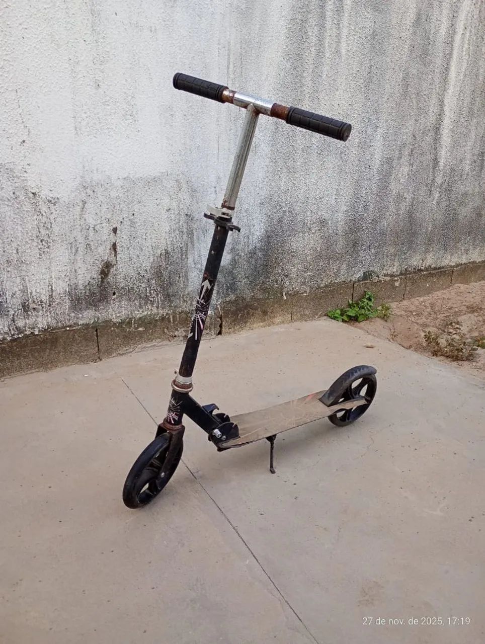 Patinete 2 rodas para crianças e adolescentes e adultos até 100kg com apoio - Foto 5