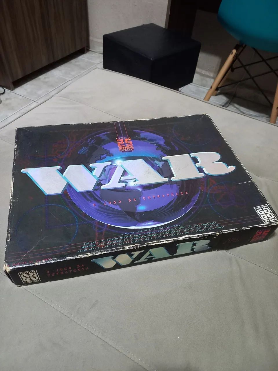 Jogo de Tabuleiro WAR - Edição Especial 25 Anos - Foto 2