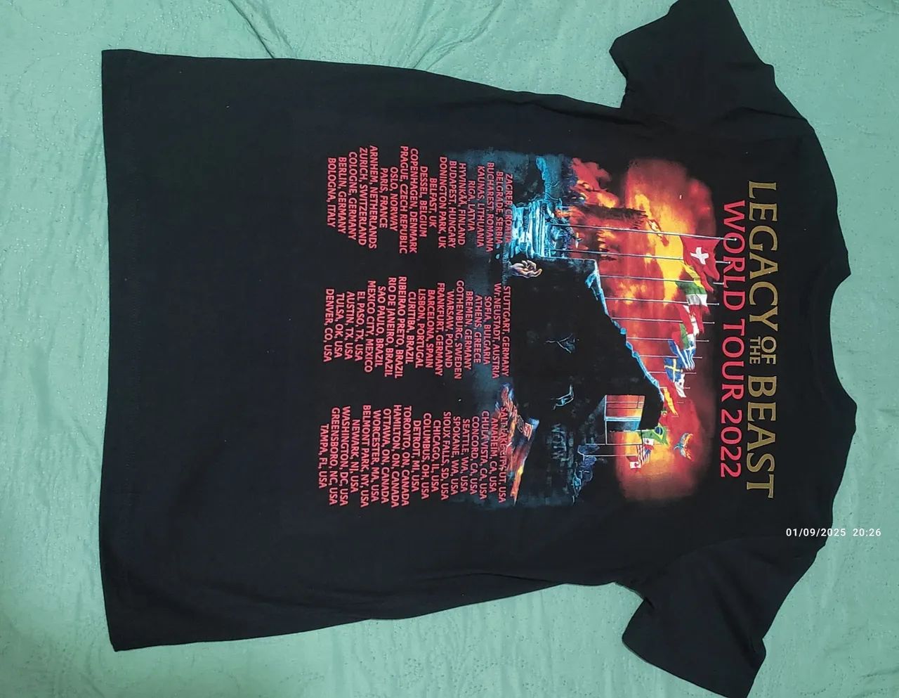 Iron Maiden - Camiseta (PP) oficial nova - Foto 2