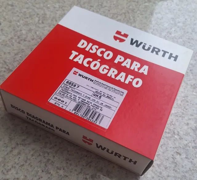 Disco para Tacógrafo - Wurth - 125 Km  - Foto 3