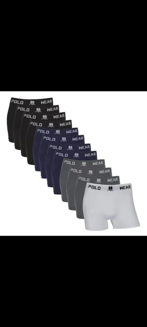 Kit Cuecas Boxer Polo Wear - Conforto e Qualidade