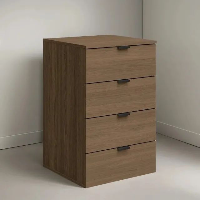 Gaveteiro Volante 4 Gavetas Carvalho Munique F204 - Kappesberg