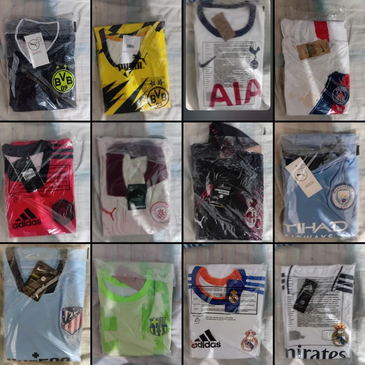 Vendo Camisetas de time e bonés 