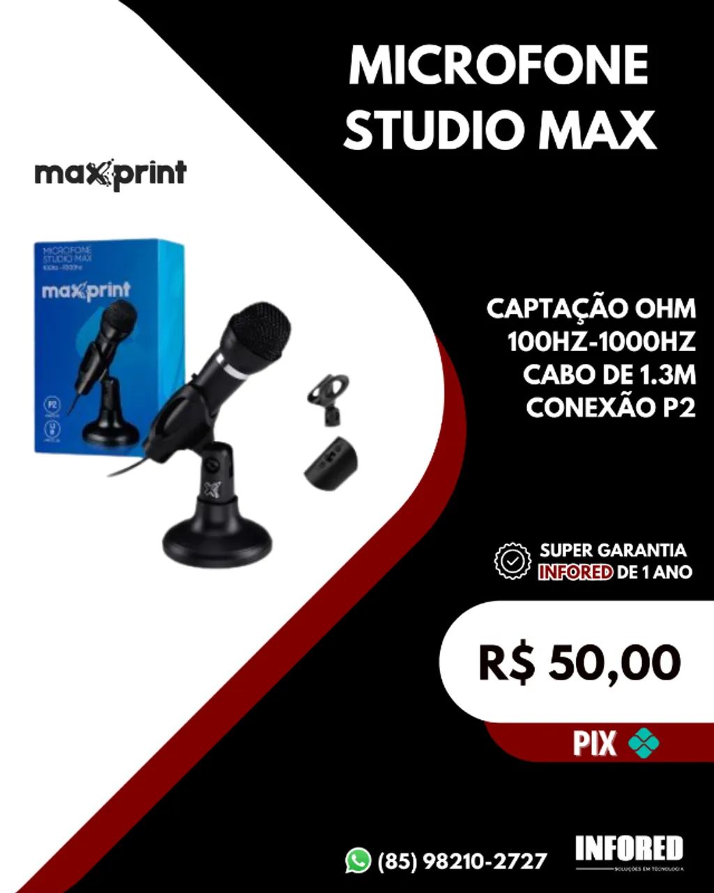 Microfone Studio Max P2