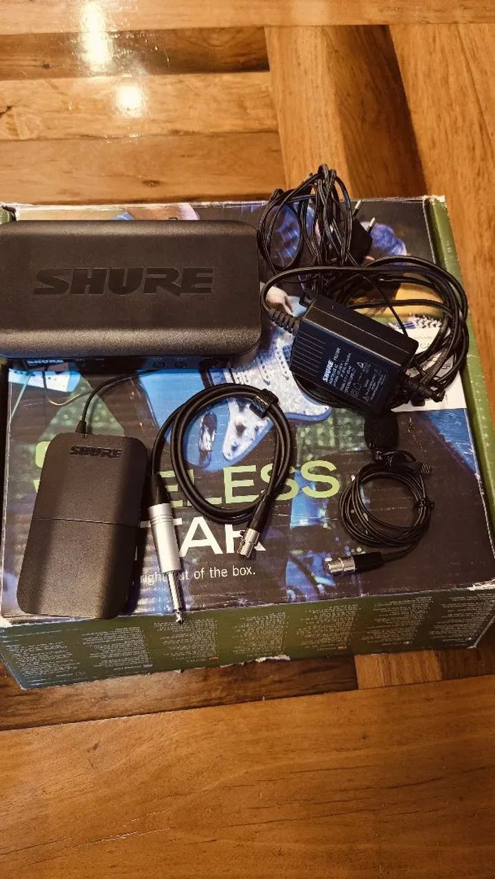 Microfone sem fio Shure BLX14/ Instrumentos + Mic Lapela - Foto 5