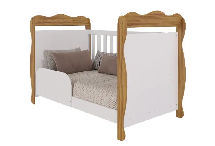Berço Cama Americano Lisi, 100% MDF (Novo) - Foto 6