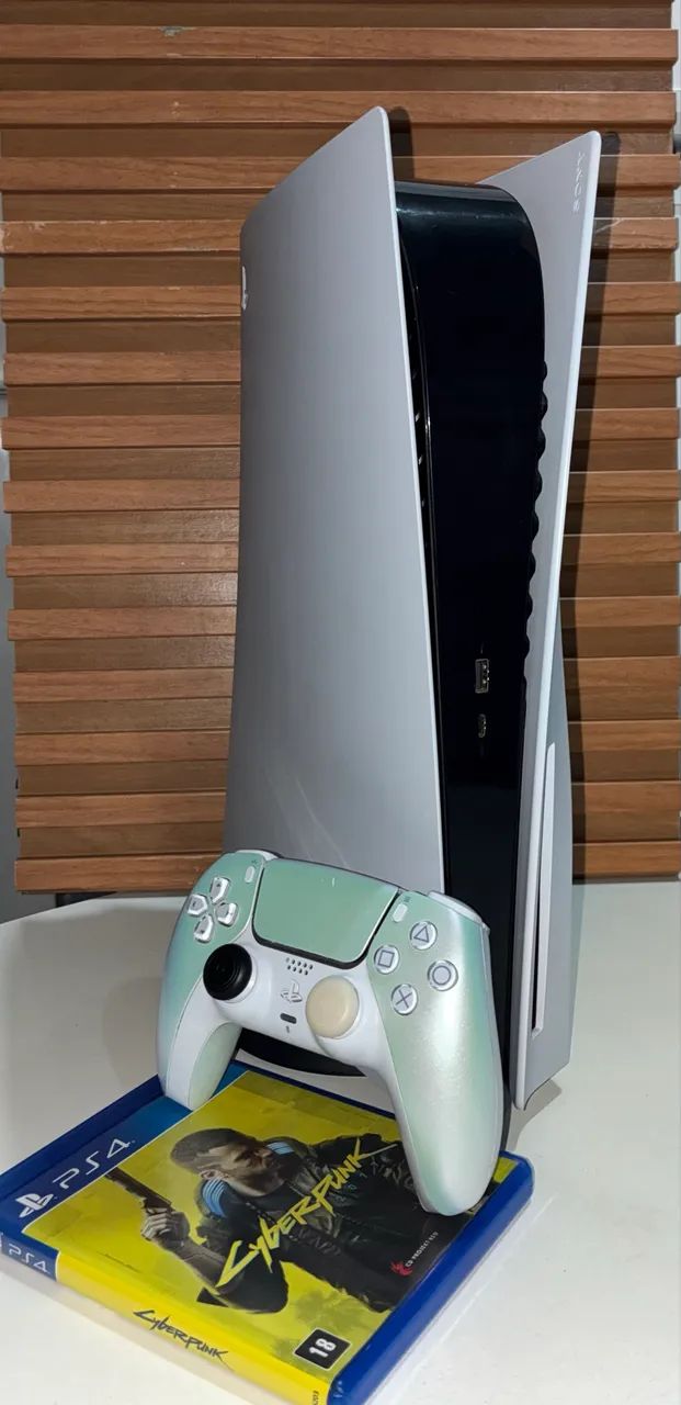 PS5 Fat com leitor de disco + Cyberpunk