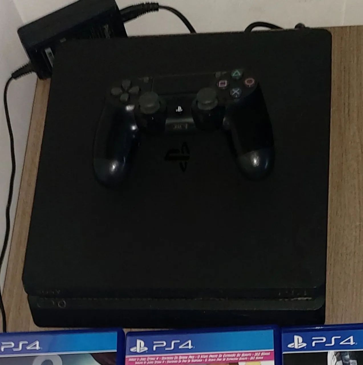 PlayStation 4 Slim 480GB SSD (Super Rápido) + 1 Controle + Brindes | Excelente Estado - Foto 2