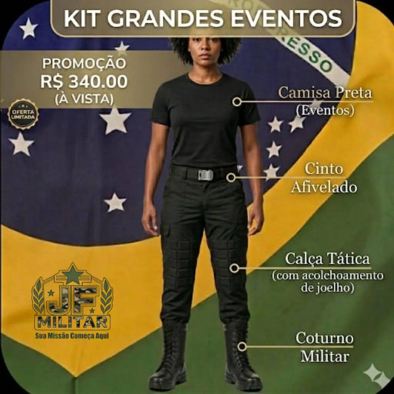 UNIFORME SEGURANÇA GRANDES EVENTOS  - Foto 2